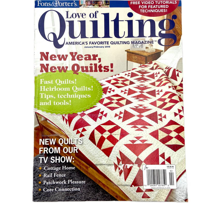 Fons & Porter's Love of Quilting | Magazine Back Issues 2010-2019 | Choose Your Favorite