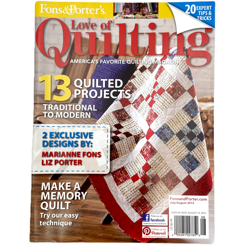 Fons & Porter's Love of Quilting | Magazine Back Issues 2010-2019 | Choose Your Favorite