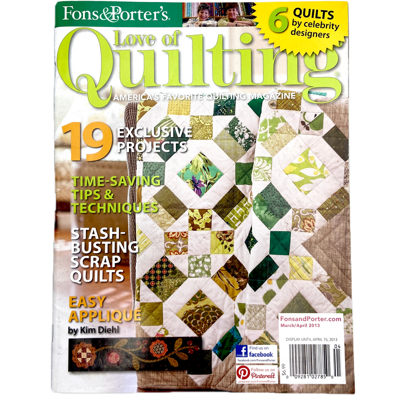 Fons & Porter's Love of Quilting | Magazine Back Issues 2010-2019 | Choose Your Favorite