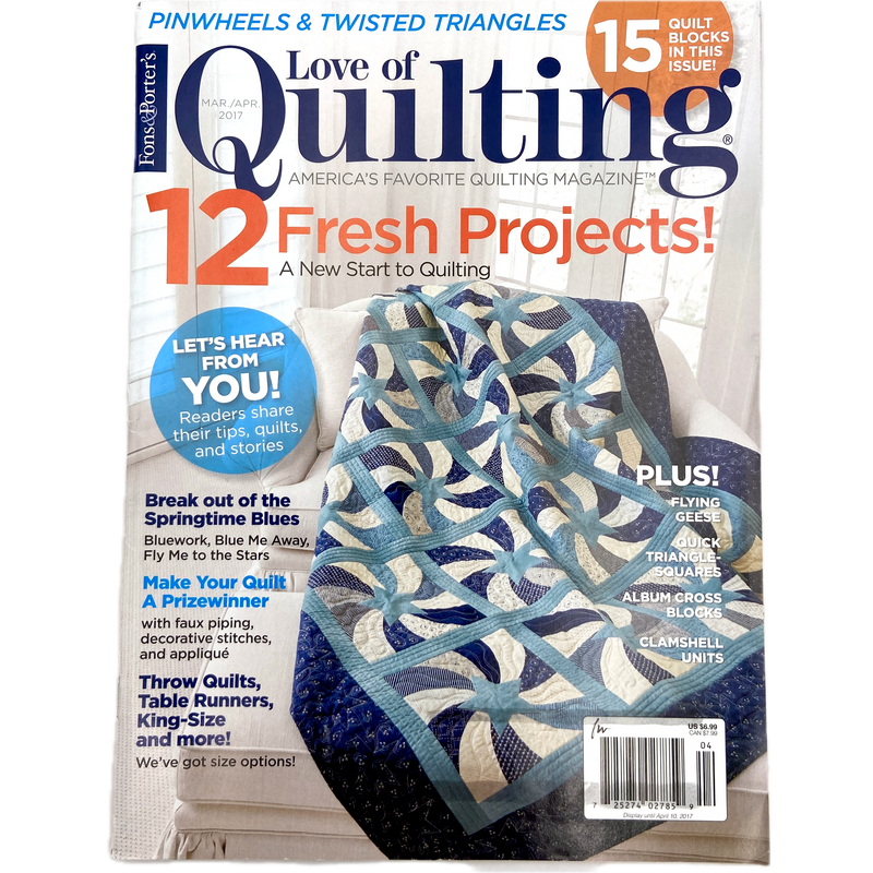 Fons & Porter's Love of Quilting | Magazine Back Issues 2010-2019 | Choose Your Favorite