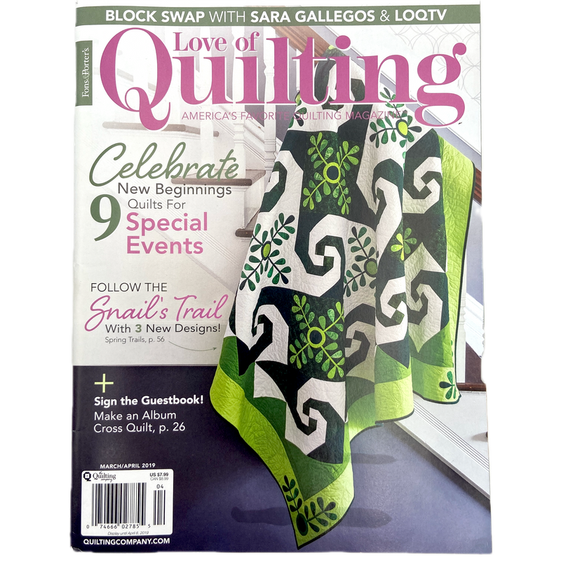 Fons & Porter's Love of Quilting | Magazine Back Issues 2010-2019 | Choose Your Favorite