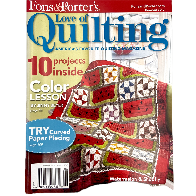 Fons & Porter's Love of Quilting | Magazine Back Issues 2010-2019 | Choose Your Favorite