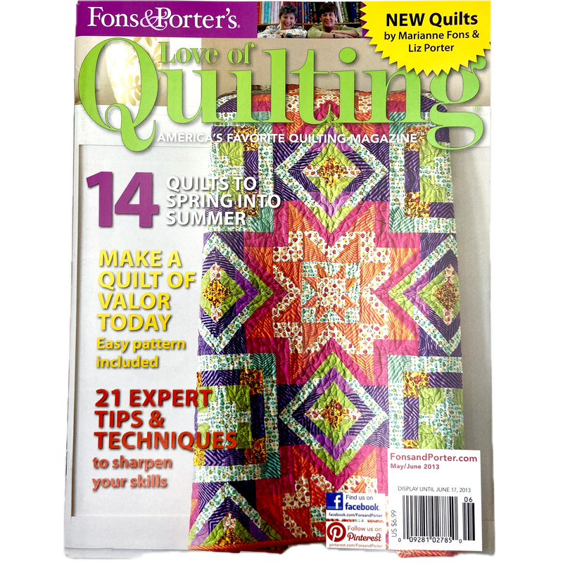Fons & Porter's Love of Quilting | Magazine Back Issues 2010-2019 | Choose Your Favorite