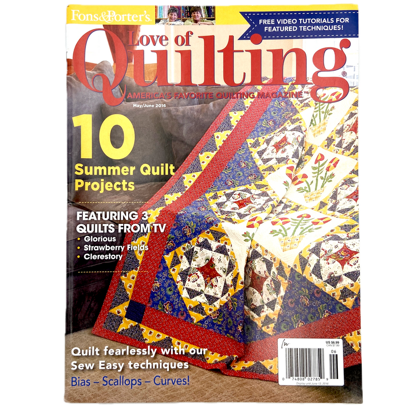 Fons & Porter's Love of Quilting | Magazine Back Issues 2010-2019 | Choose Your Favorite