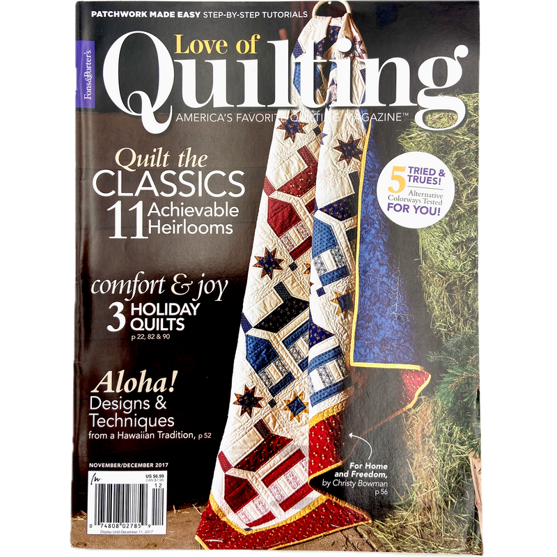 Fons & Porter's Love of Quilting | Magazine Back Issues 2010-2019 | Choose Your Favorite