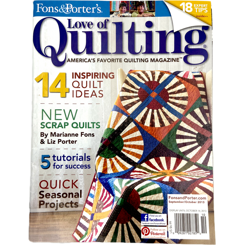 Fons & Porter's Love of Quilting | Magazine Back Issues 2010-2019 | Choose Your Favorite
