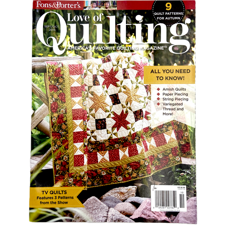 Fons & Porter's Love of Quilting | Magazine Back Issues 2010-2019 | Choose Your Favorite