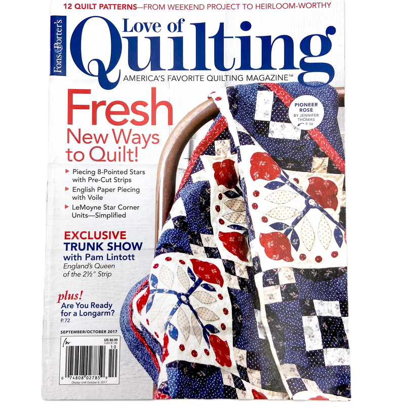 Fons & Porter's Love of Quilting | Magazine Back Issues 2010-2019 | Choose Your Favorite
