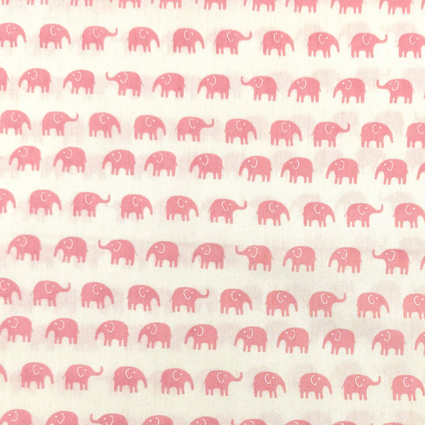 Elephants Pink | Handworks Home | Quilting Cotton