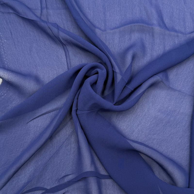 Arctic Blue | Crepe Chiffon