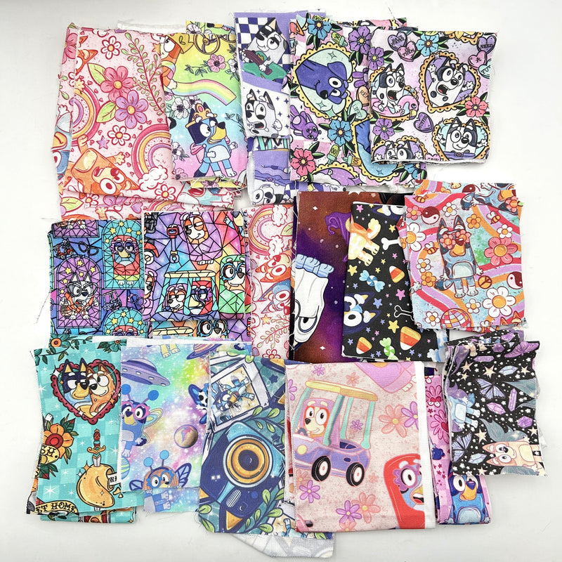 Patch Batch | Denim and Canvas Scraps for Mending | Choose Your Favorite