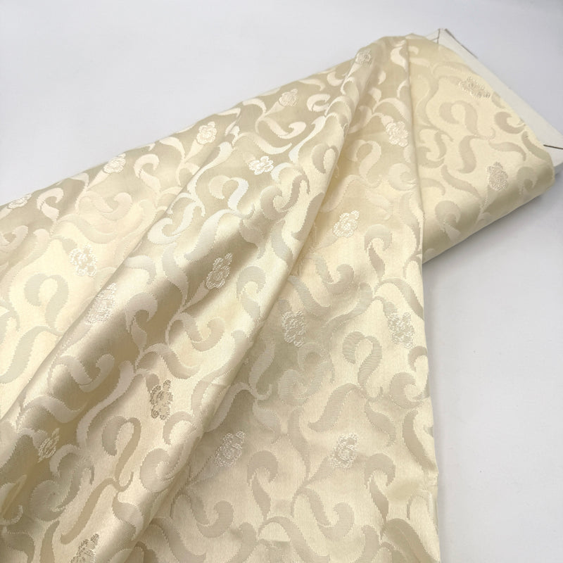 Pansy Swirl | Jacquard Satin