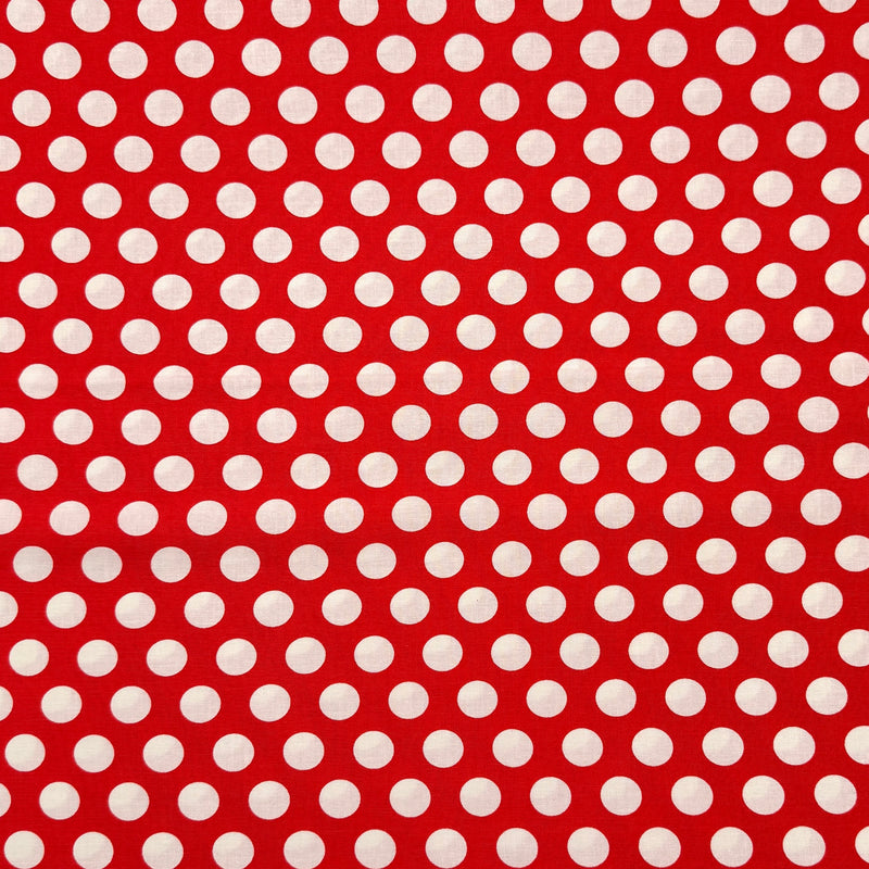 Polka Dot Geranium | Sincerely Yours | Quilting Cotton