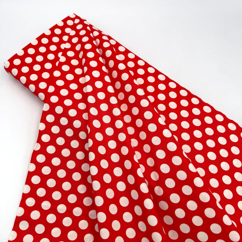 Polka Dot Geranium | Sincerely Yours | Quilting Cotton