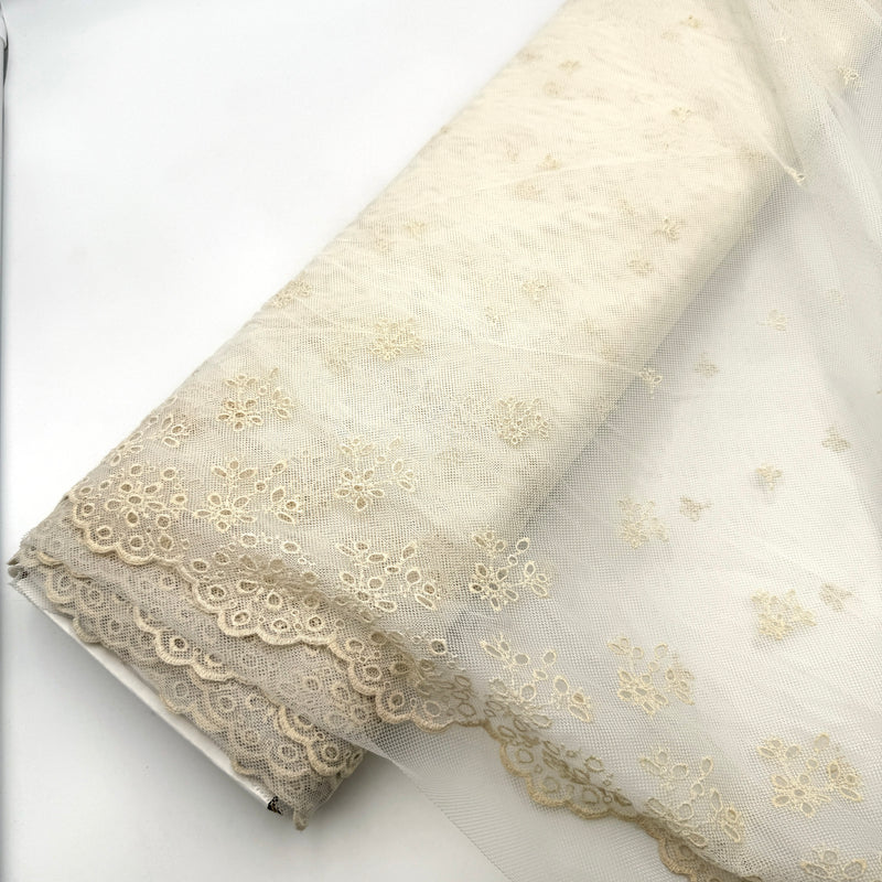 Eyelet | Embroidered Mesh
