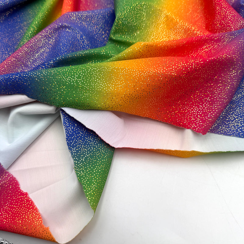 Rainbow Glitter | Swimwear | Stretch Tricot