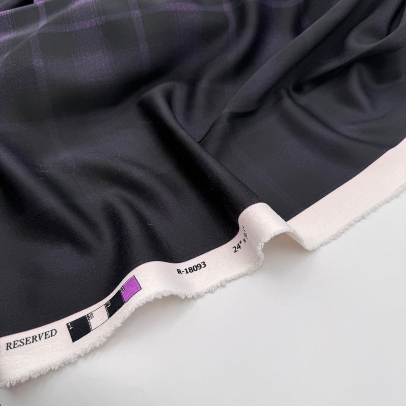 Ombre Plaid | Scuba Knit