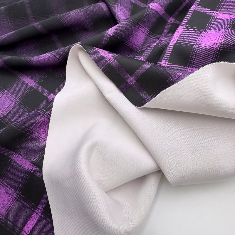 Ombre Plaid | Scuba Knit