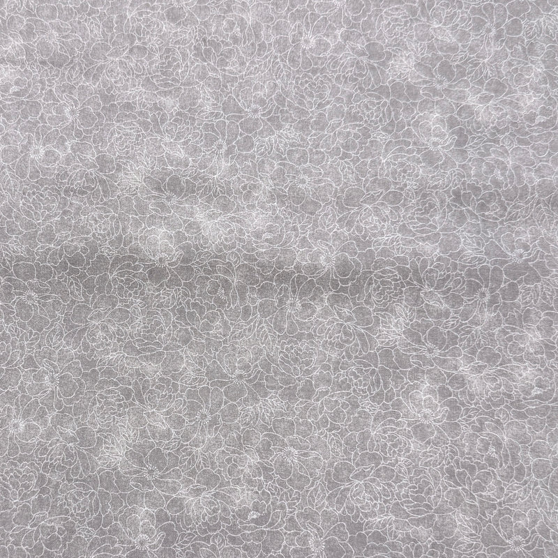 Packed Floral Lt. Gray | Keepsake Calico | Quilting Cotton