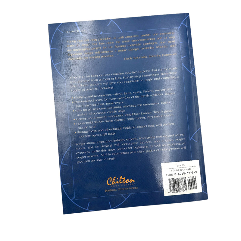 Serge It in an Hour or Less | Book