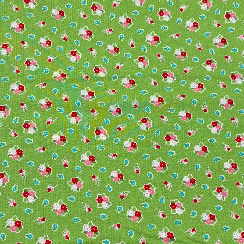 Poppy Bouquet Grass | Love Lily | Quilting Cotton