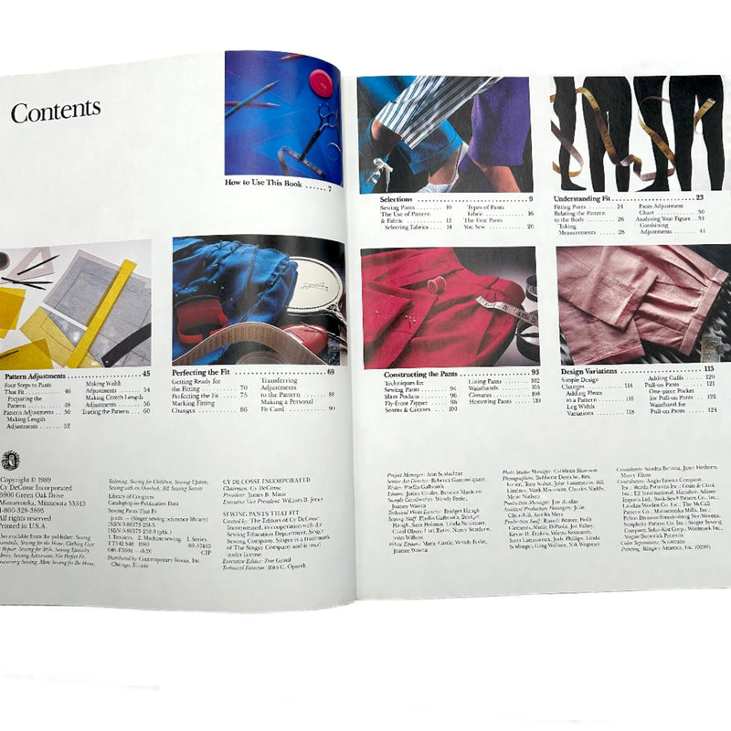 Singer - Sewing Pants That Fit | Book