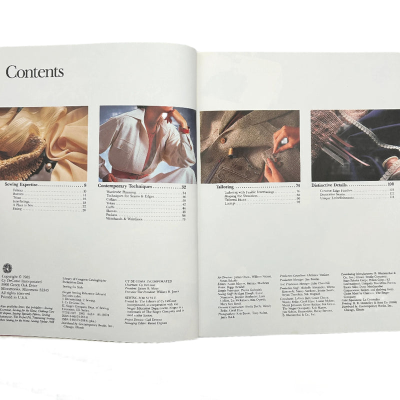 Singer - Sewing for Style | Book