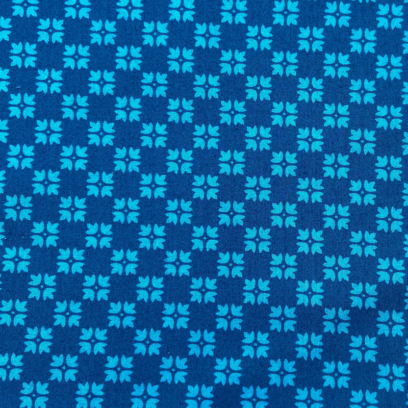 Petals Teal | Hampton Court | Quilting Cotton