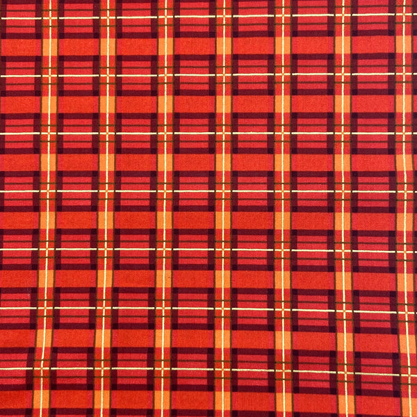 Plaid | Harvest Mums | Quilting Cotton