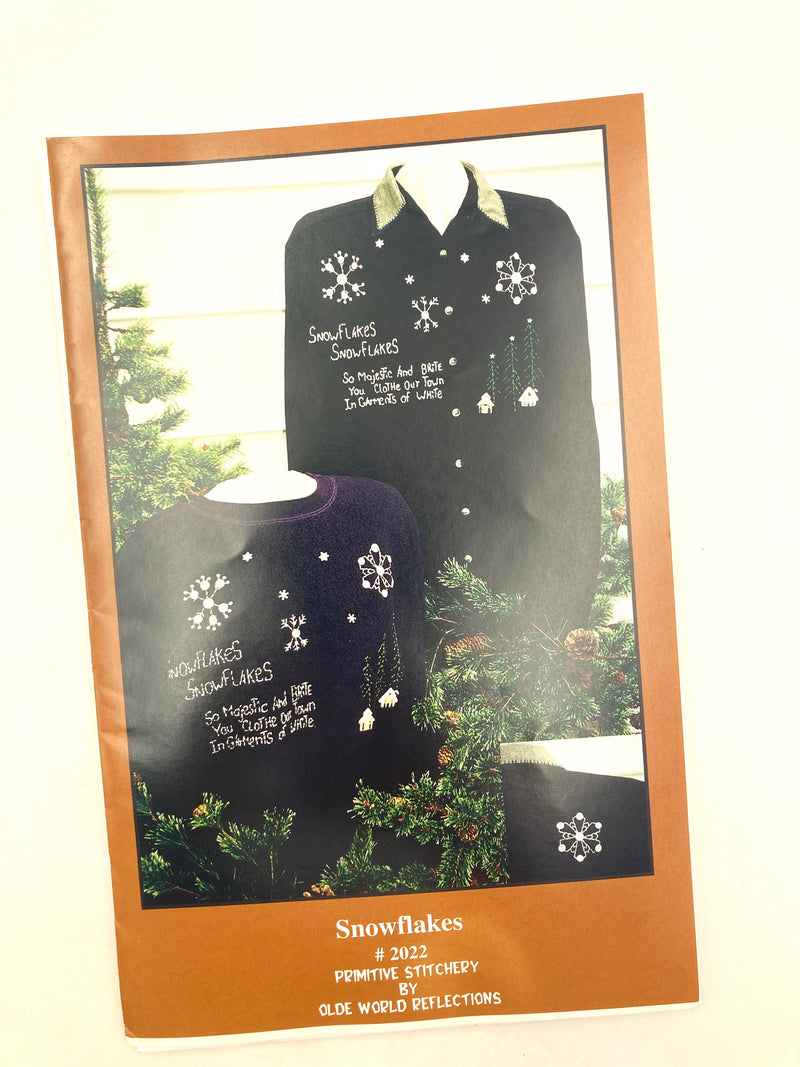 Primitive Stitchery Old World Reflections | Snowflakes