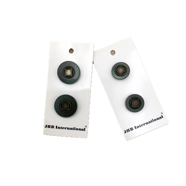 3/4" or 7/8" Square Peg | Plastic Buttons | Choose Your Size