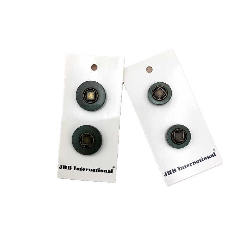 3/4" or 7/8" Square Peg | Plastic Buttons | Choose Your Size