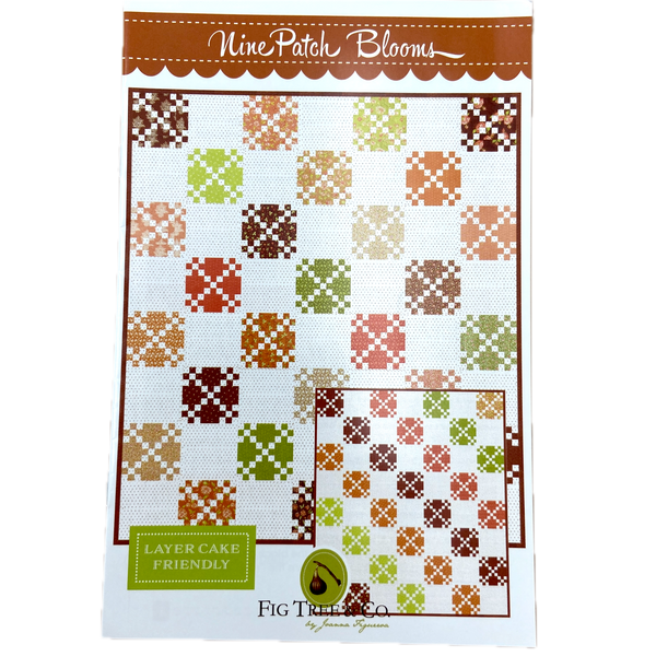 Nine Patch Blooms | Fig Tree &Co. | Quilt Pattern