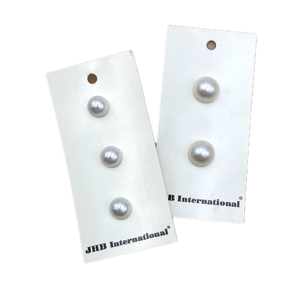 3/8" or 1/2" Patricia | Plastic Buttons | Choose Your Size