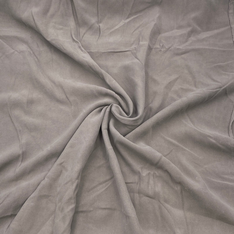 Ash | Sandwashed Rayon Twill