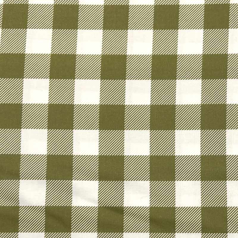 Moss | Buffalo Check | Quilting Cotton
