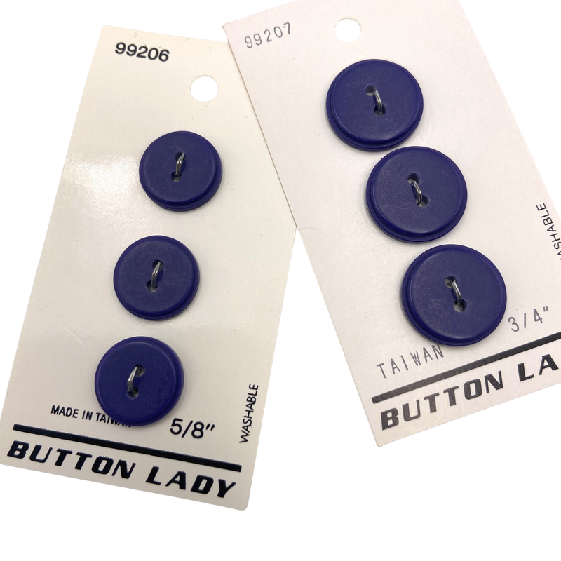 5/8" or 3/4" Hannah | Plastic Buttons | Choose Your Size