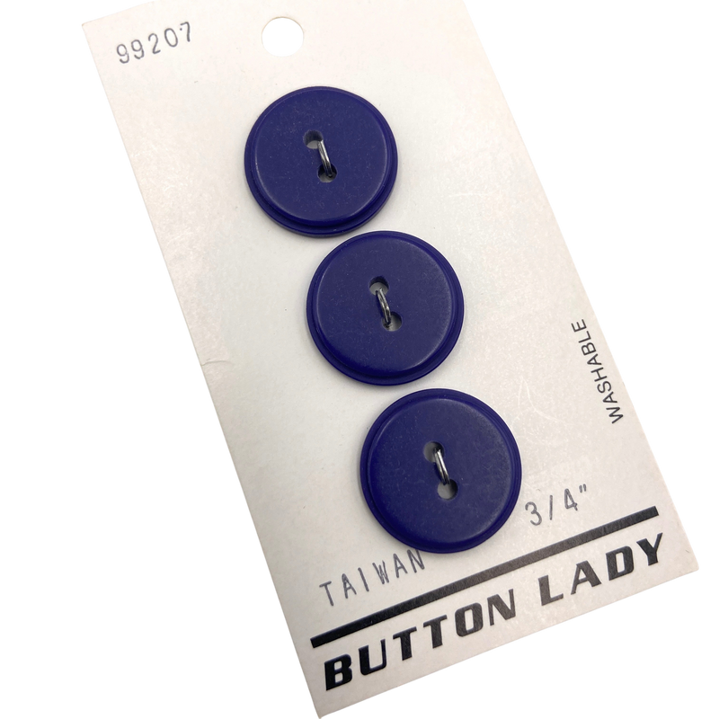 5/8" or 3/4" Hannah | Plastic Buttons | Choose Your Size