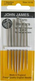 Yarn Darners Needles | Size 14/18 | Set of 7 | John James