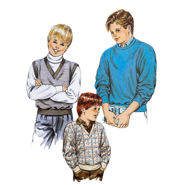 Kwik Sew 1544 | Kid's Sweaters | Size 4-7