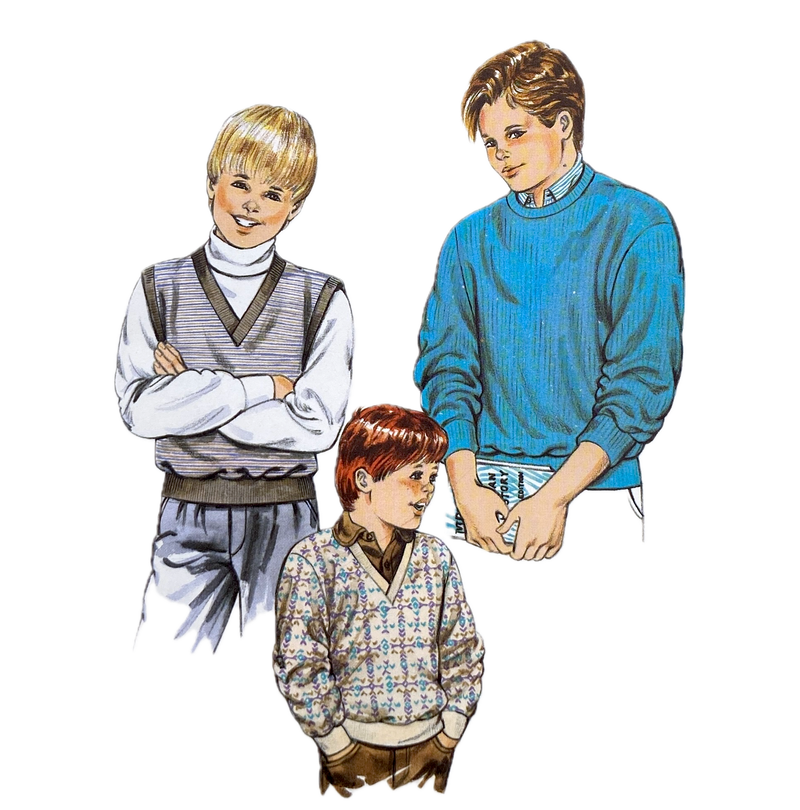 Kwik Sew 1545 | Kid's Sweaters | Size 8-14