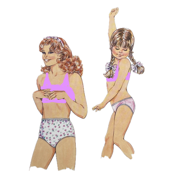 Kwik Sew 1652  | Kids' Panties | Size 4-7