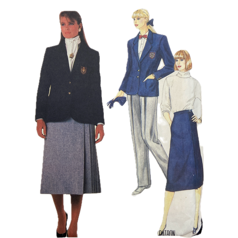 McCall's 2264 | Adult Jacket, Skirt and Pants | Size 10