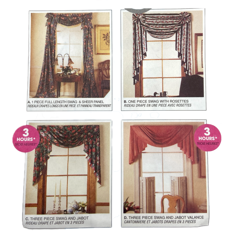 McCall's 8078 | Window Drapes and Swags