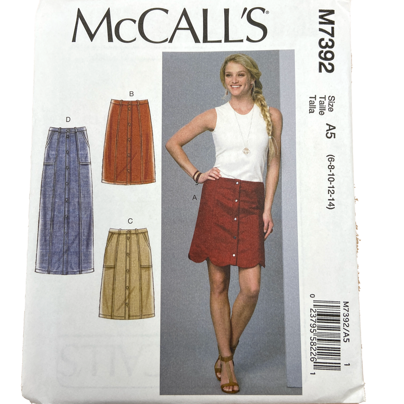McCall's M7392 | Adult Skirts | Size 6-14