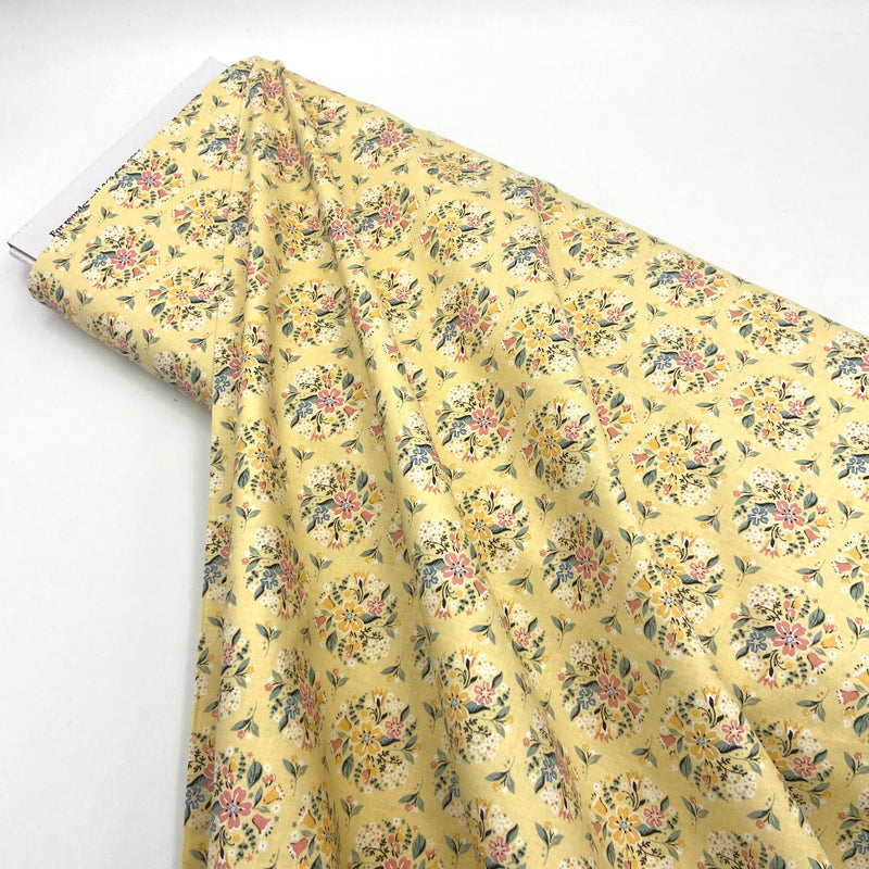 Bridal Bouquet Yellow | Songbird Serenade | Quilting Cotton