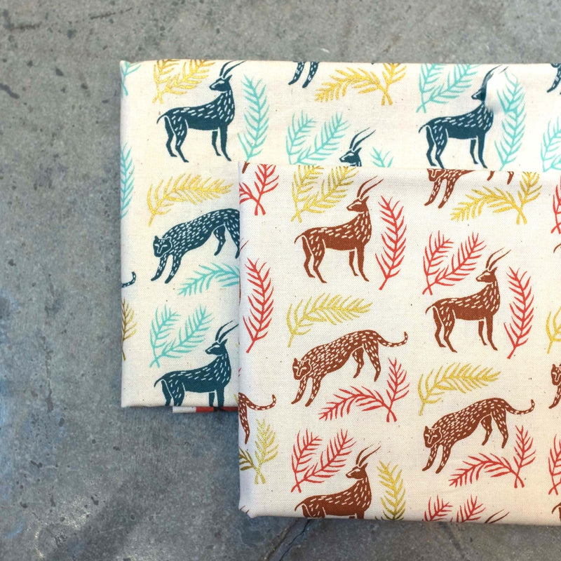 Grassland, Slate | All Through the Land | Quilting Cotton