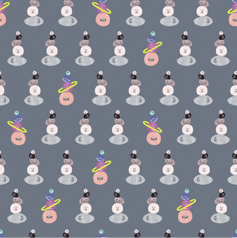 Darkside of the Moon, Slate | Across the Universe | Quilting Cotton