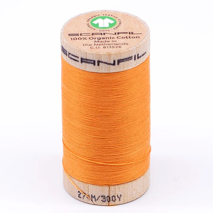 Scanfil Organic Cotton Thread Blazing Orange
