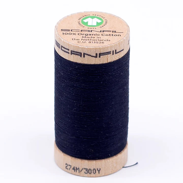 Scanfil Organic Cotton Thread Night Sky Navy
